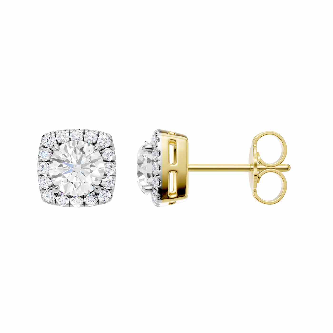 Elysia Earring | Round Cut
