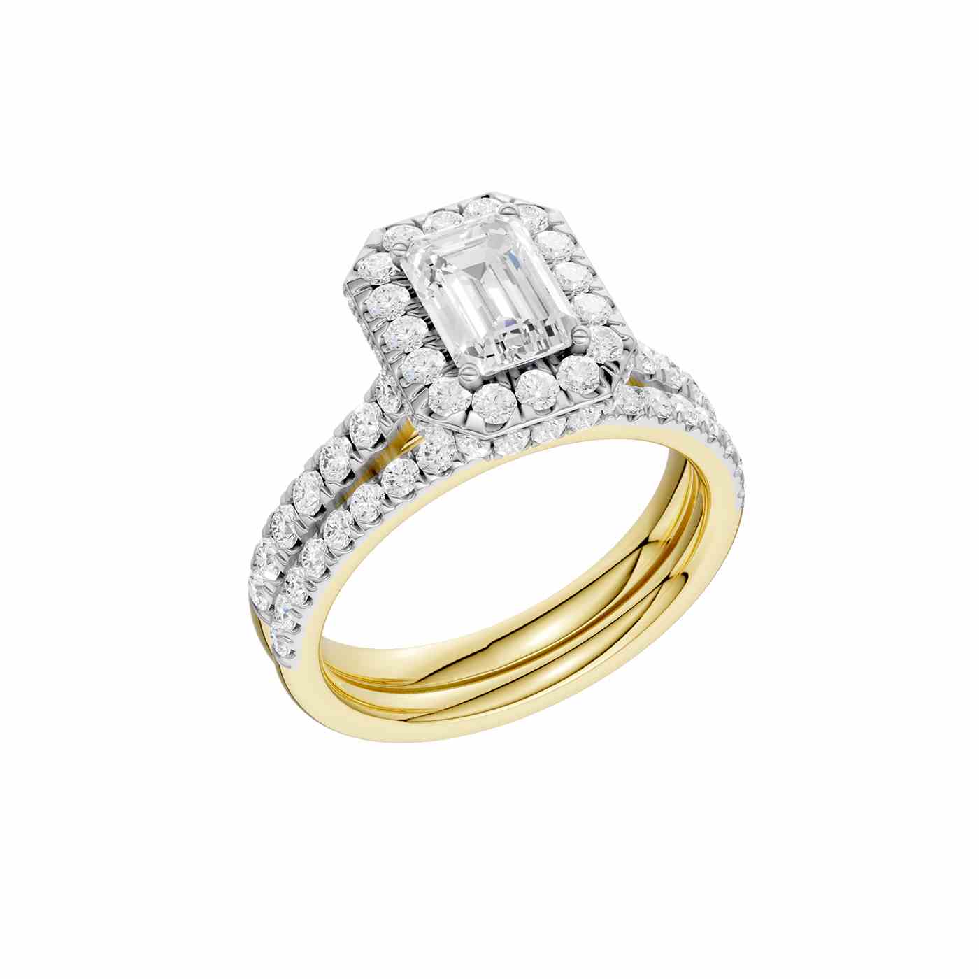 Brilliance Ring | Emerald Cut