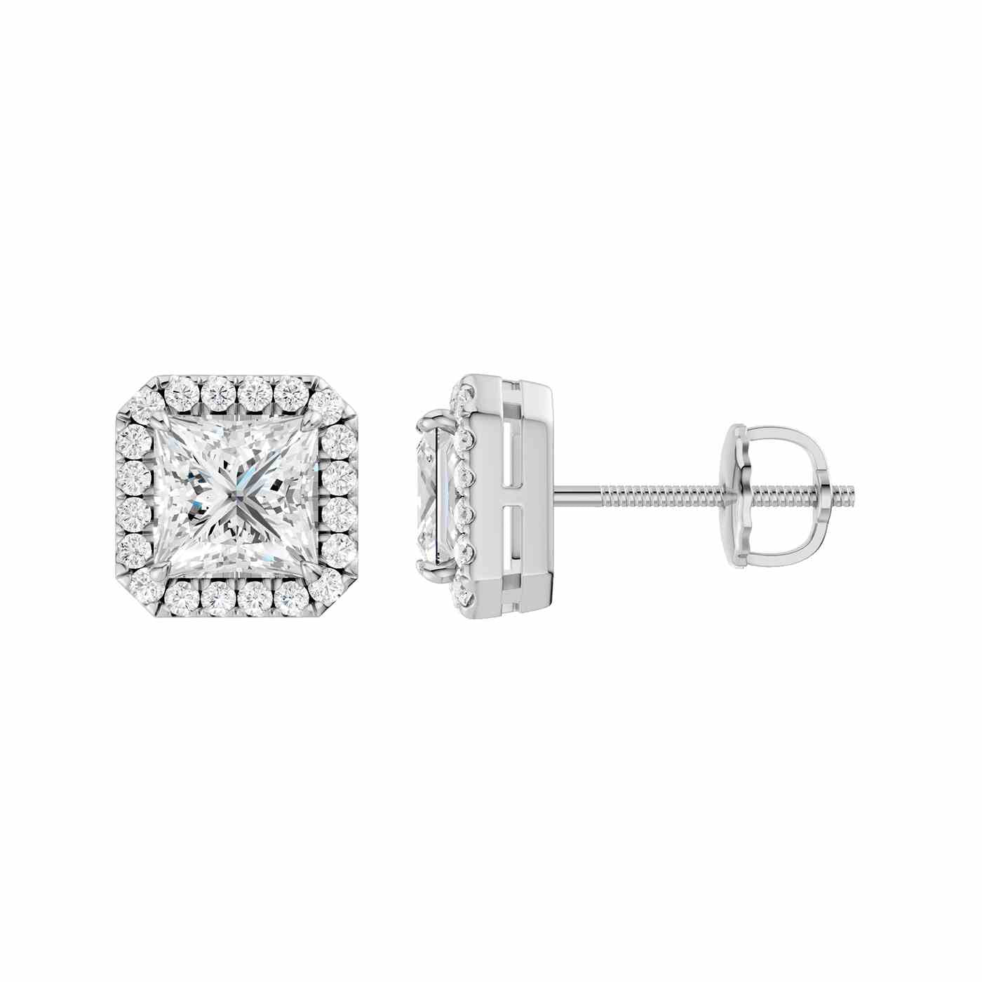Elance Earring | Princess Cut
