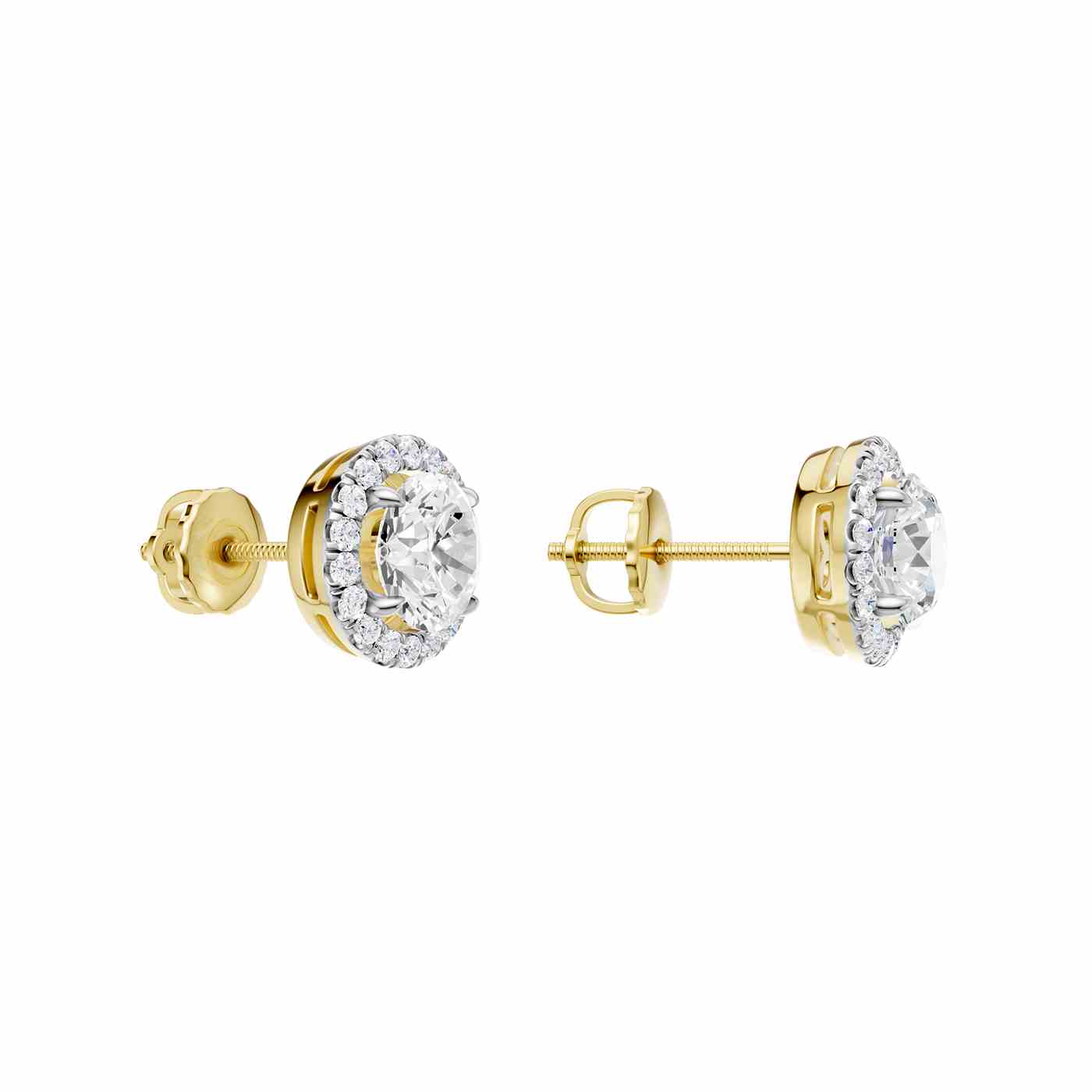 Velisse Earring | Round Cut