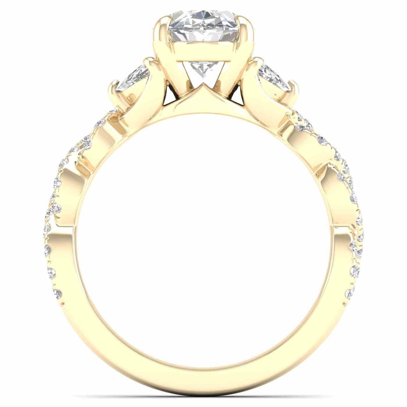 Zariel Ring | Half Moon Cut