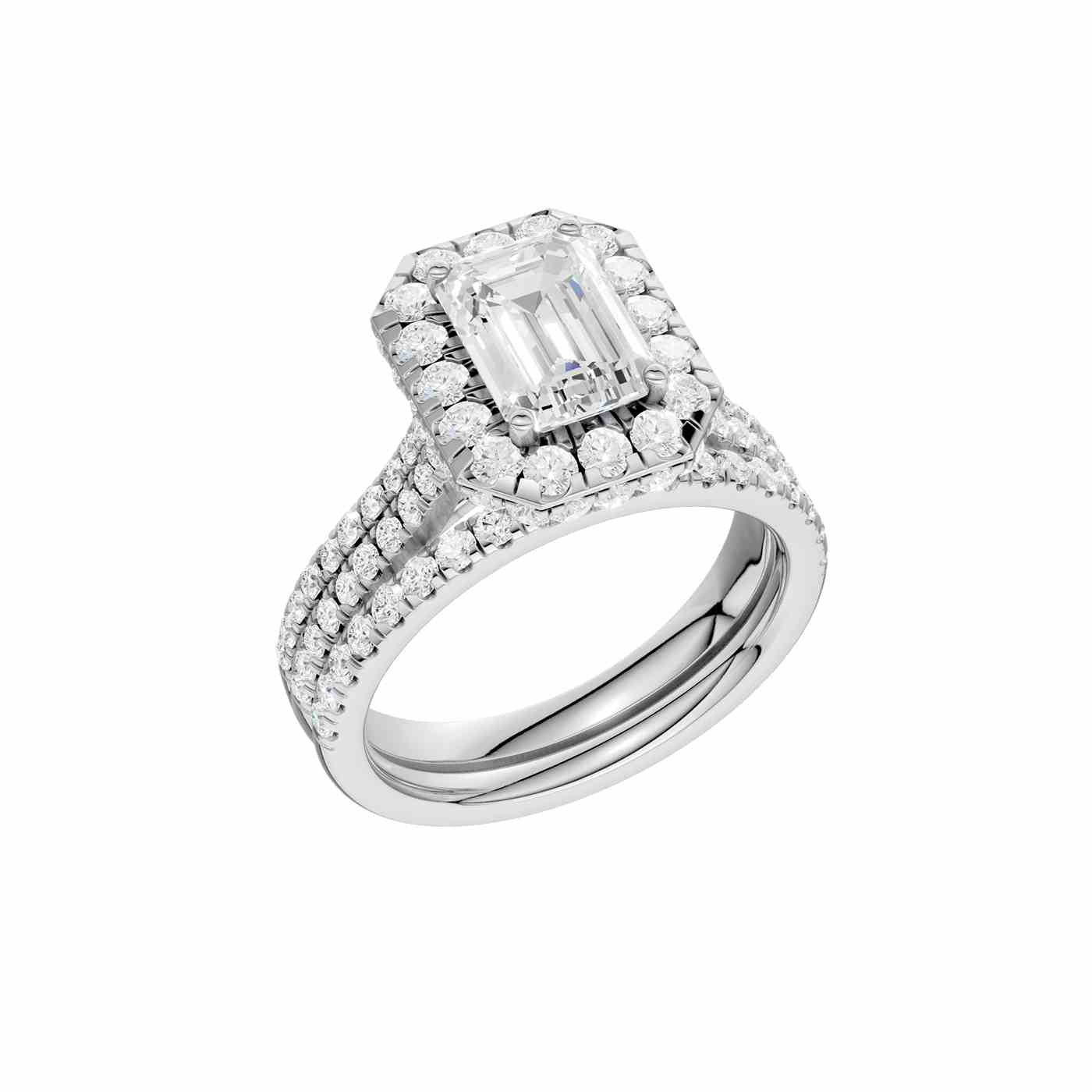 Zanthea Ring | Emerald Cut