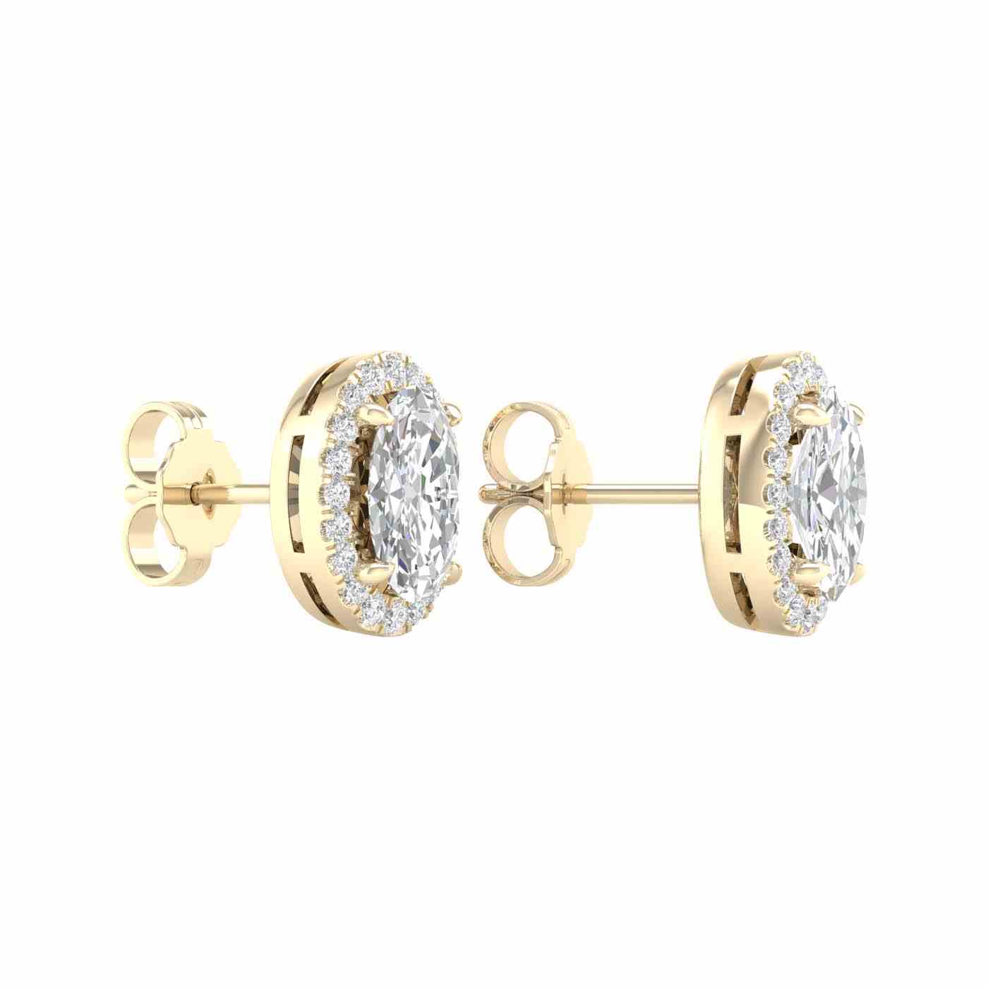 Elance Earring | Oval Cut