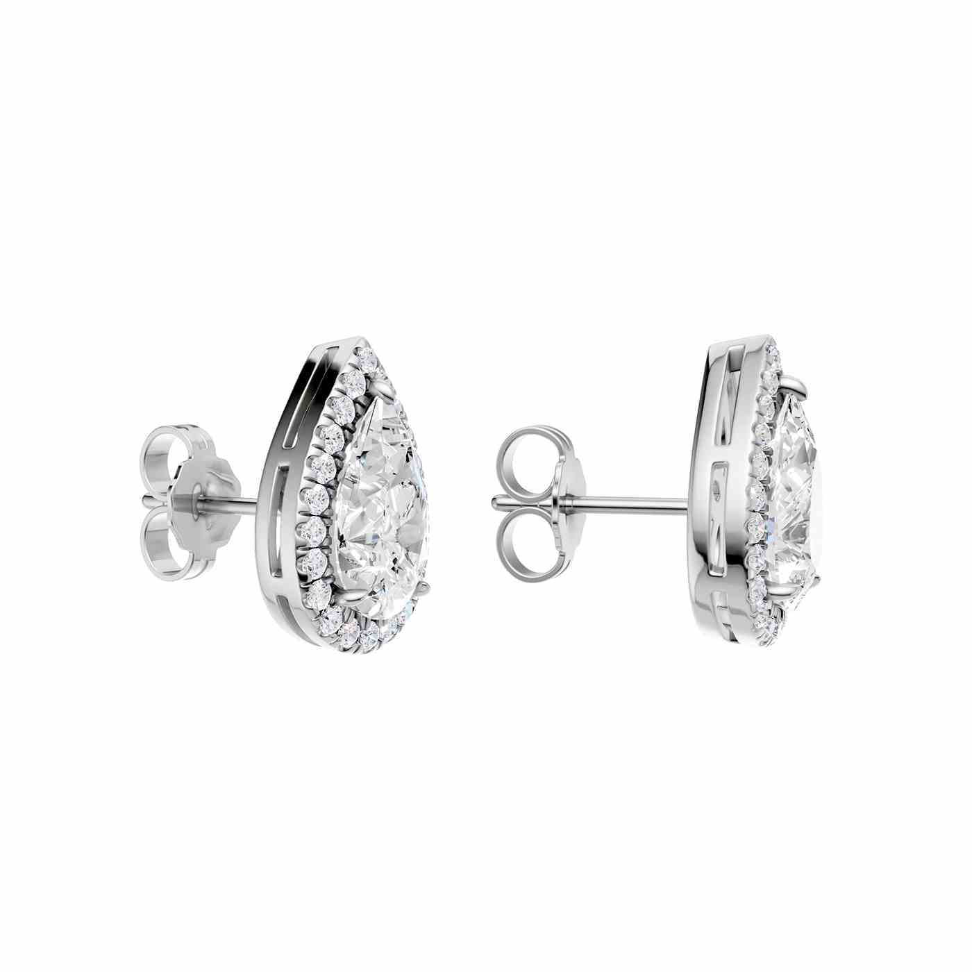 Elance Earring | Pear Cut