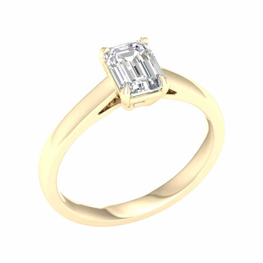 Estellea Ring | Emerald Cut