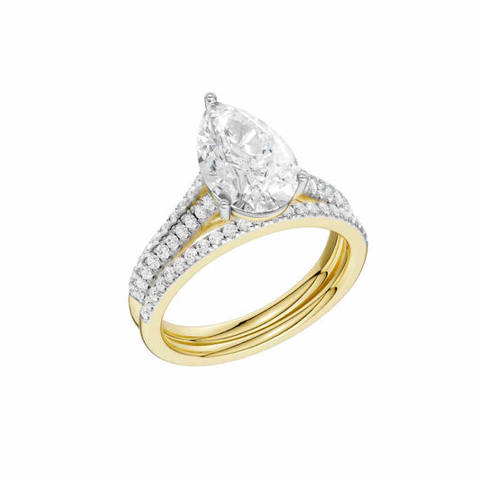 Calista Ring | Pear Cut