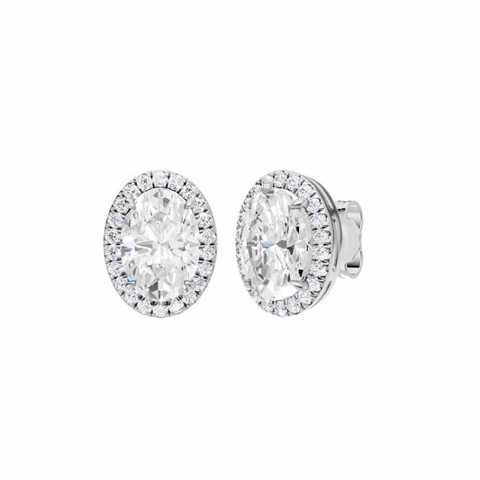 Alurea Earring | Oval Cut