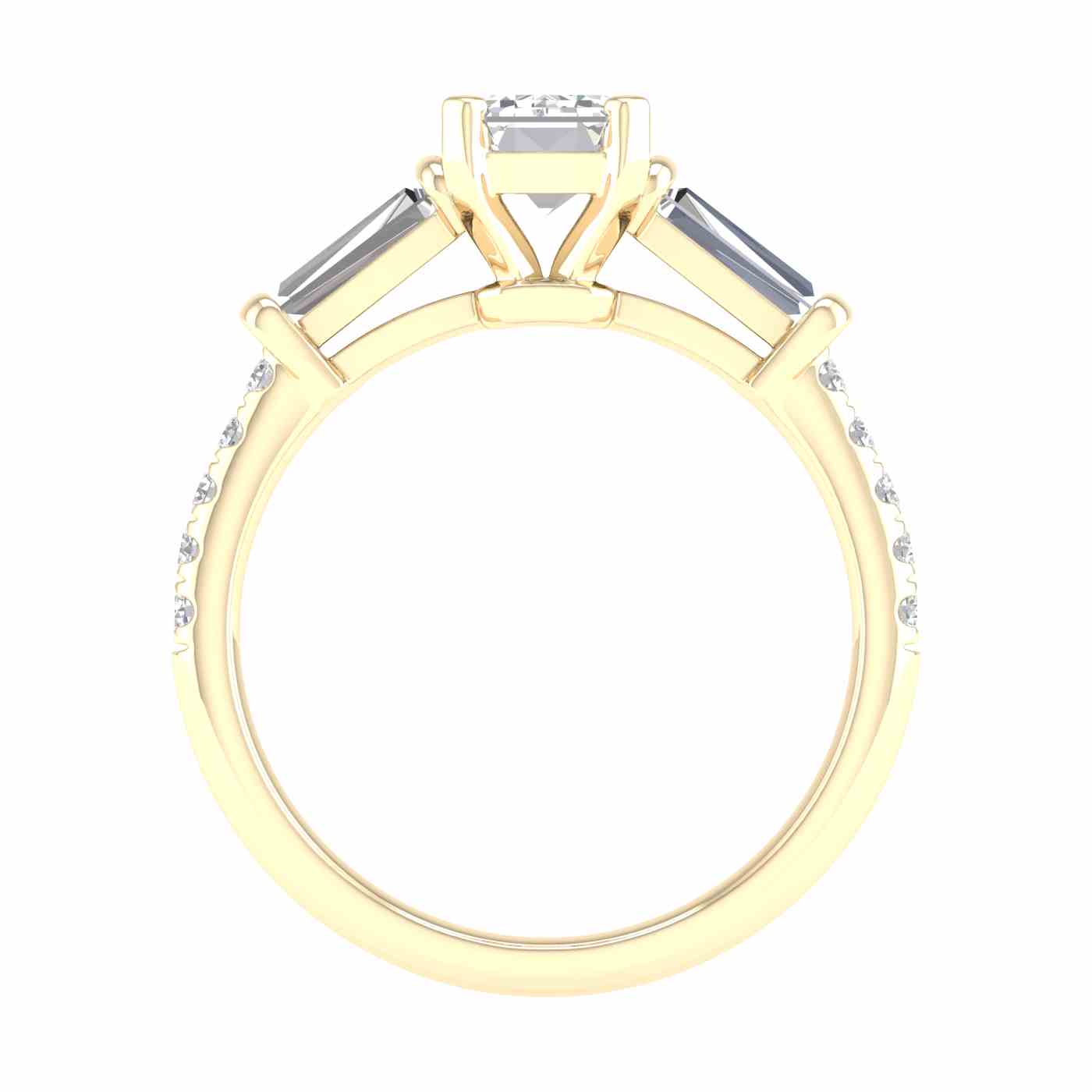 Aureline Ring | Emerald Cut