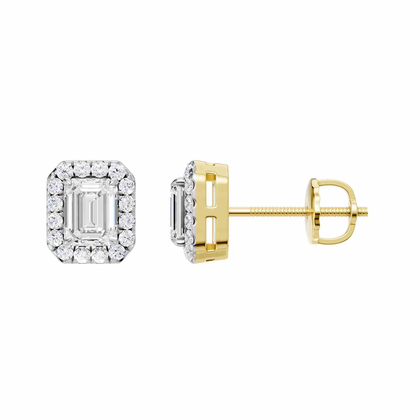 Alurea Earring | Emerald Cut
