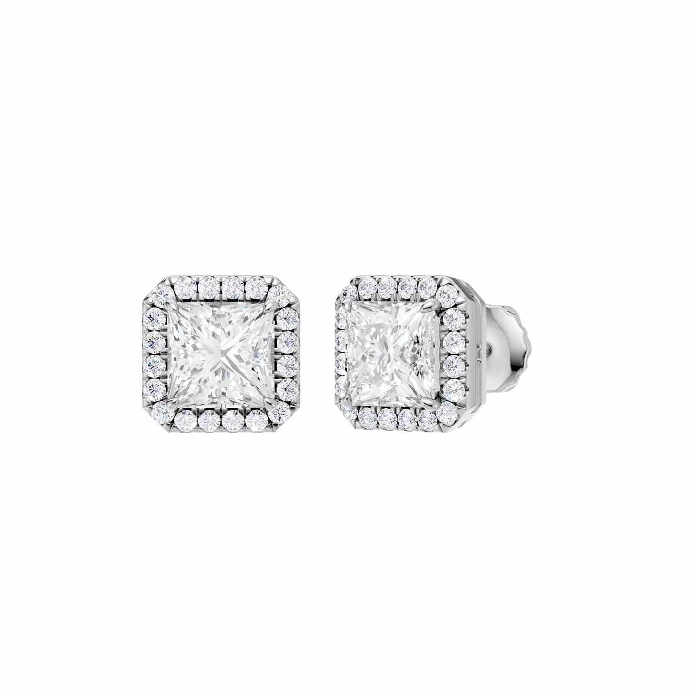 Elance Earring | Princess Cut