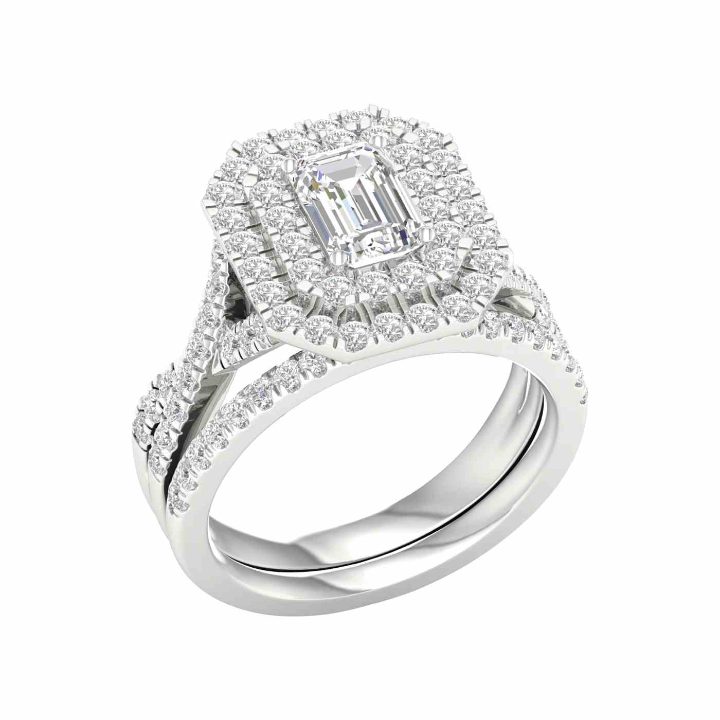 Radiance Ring | Emerald Cut