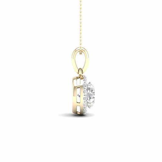 Elysane Pendant | Round Cut
