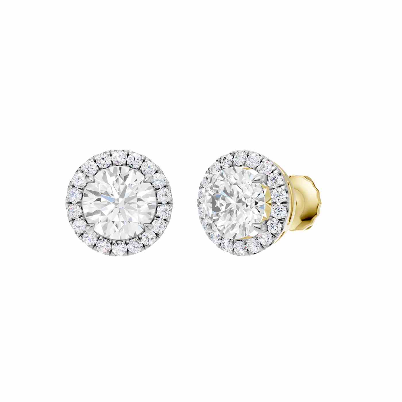 Velisse Earring | Round Cut