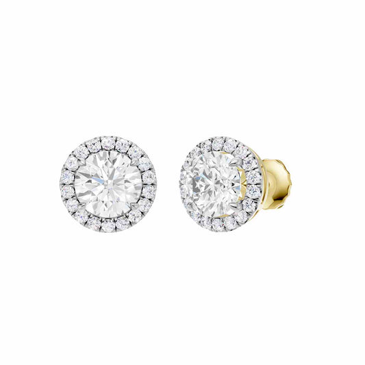 Velisse Earring | Round Cut