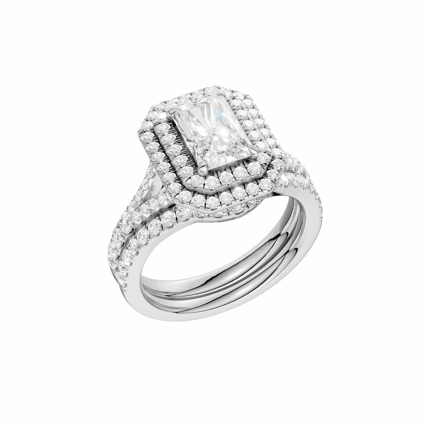 Bellavue Ring | Radiant Cut