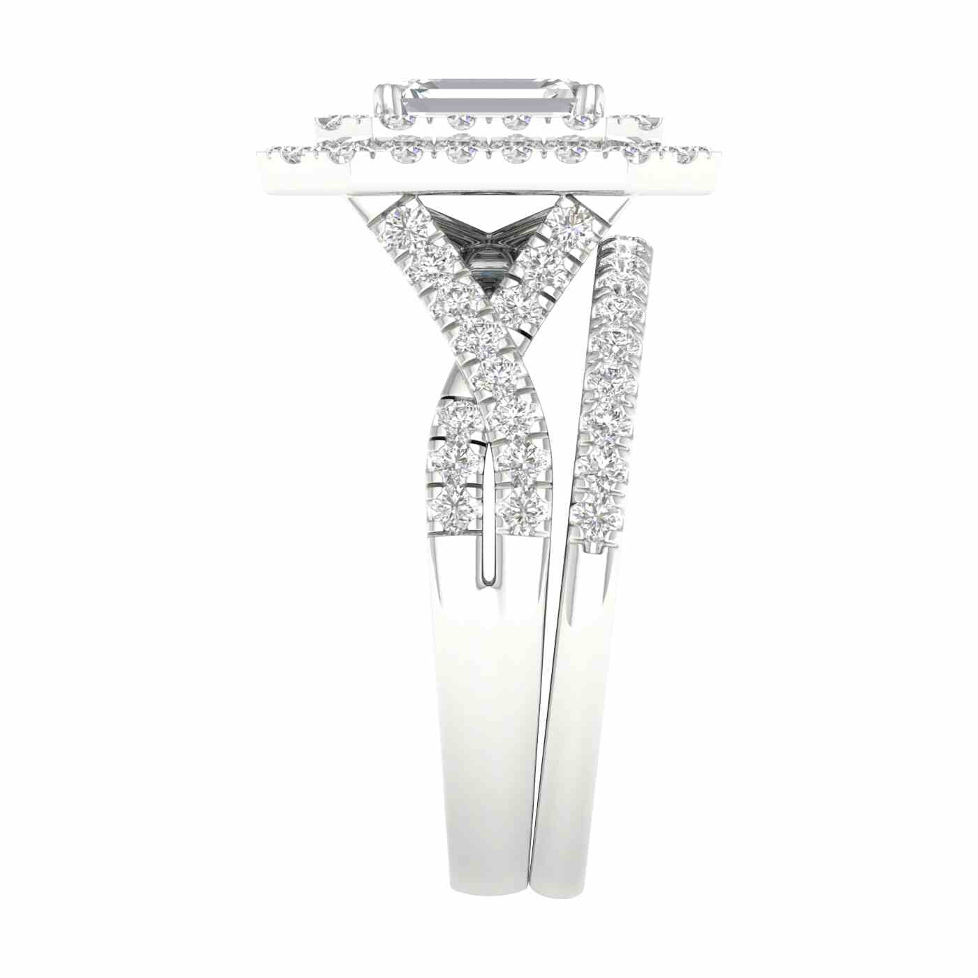 Radiance Ring | Emerald Cut