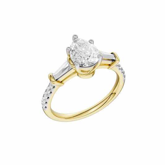 Aureline Ring | Pear Cut