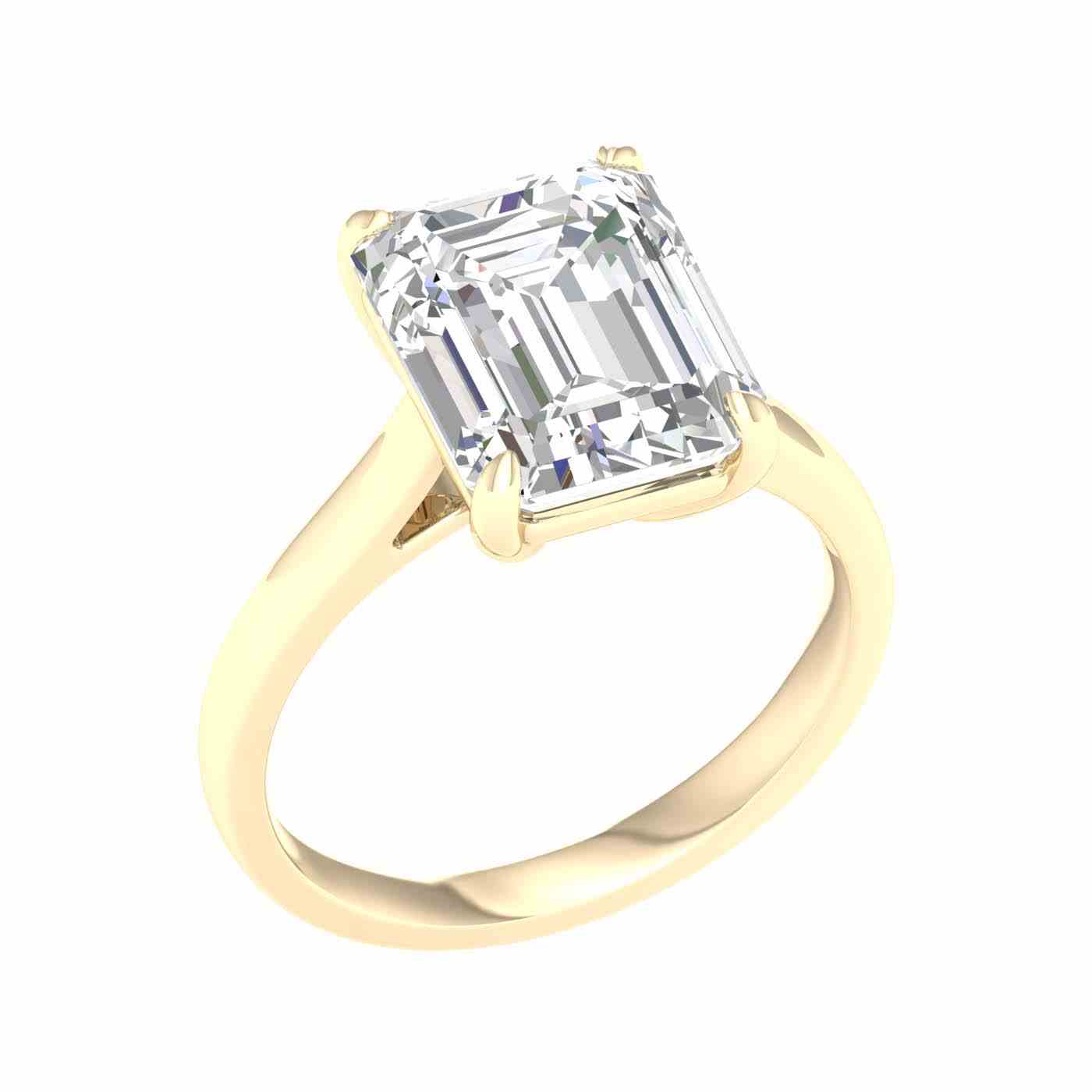 Aureza Ring | Emerald Cut