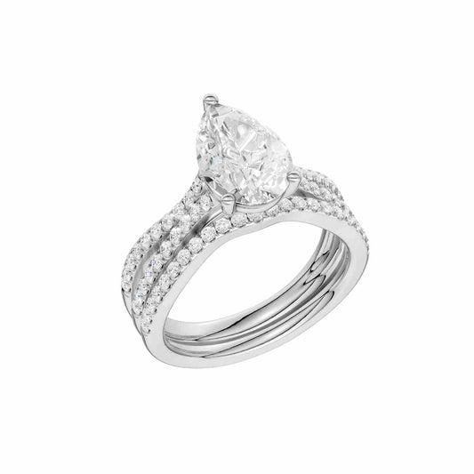 Calista Ring | Pear Cut