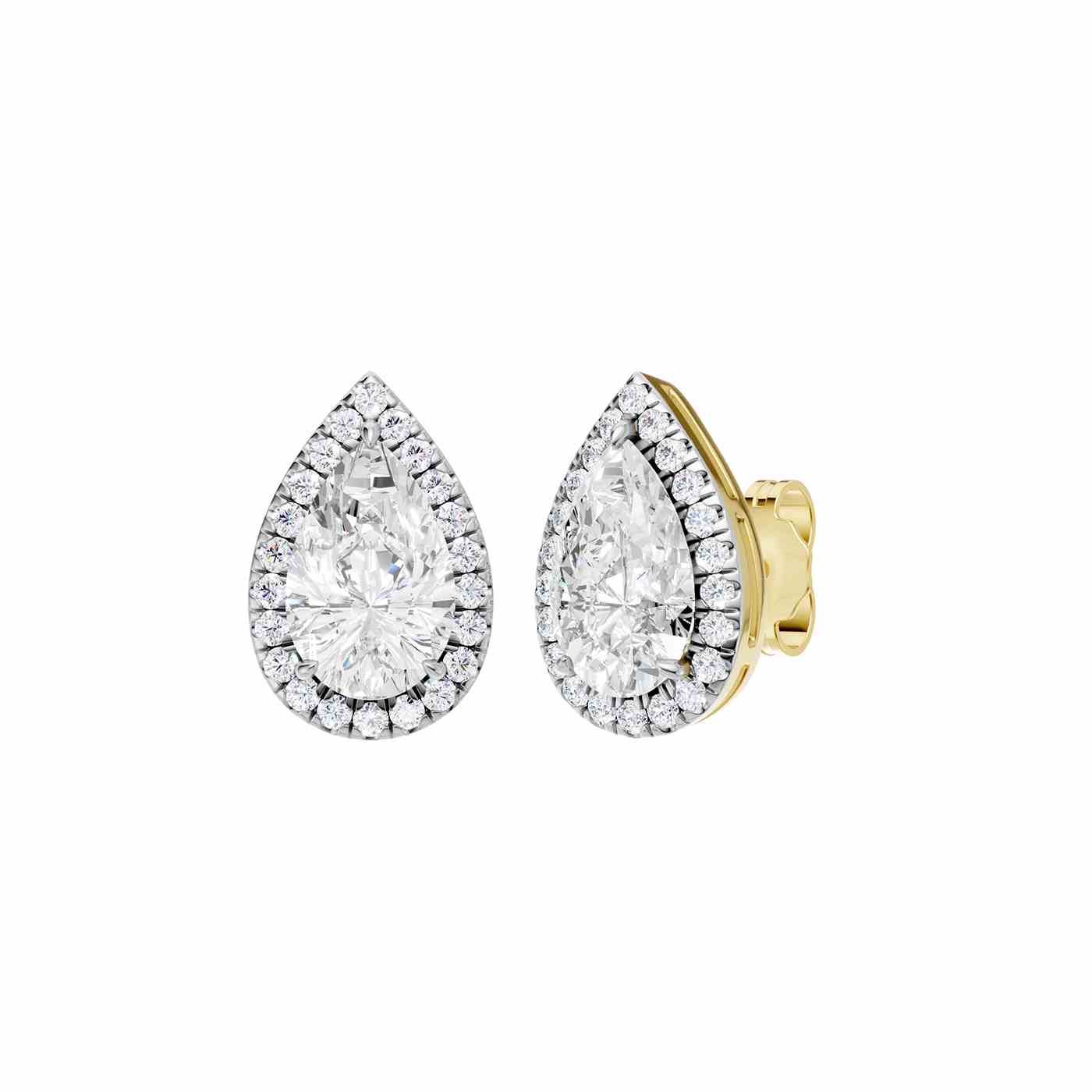 Elance Earring | Pear Cut