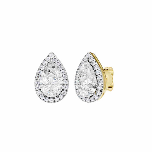 Elance Earring | Pear Cut