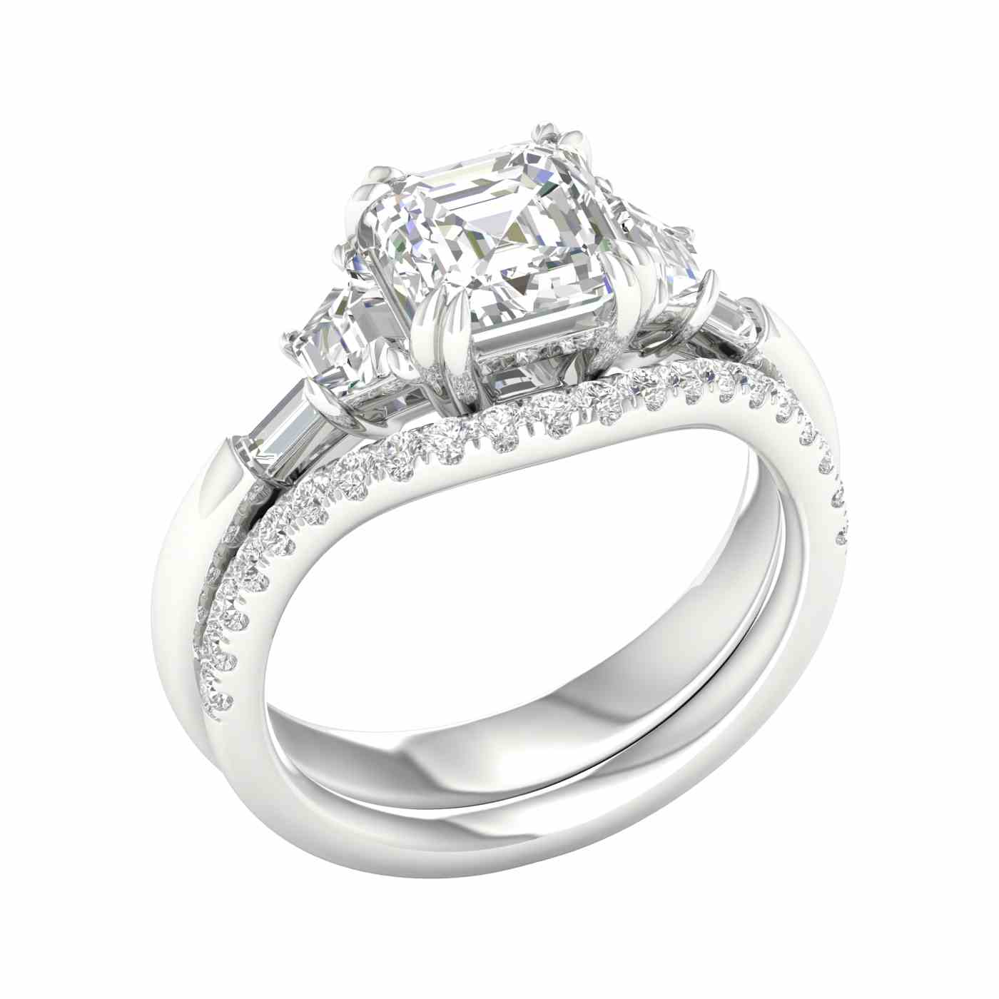 Radiévo Ring | Asscher Cut