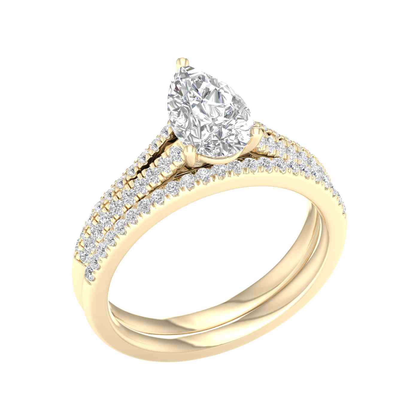 Calista Ring | Pear Cut