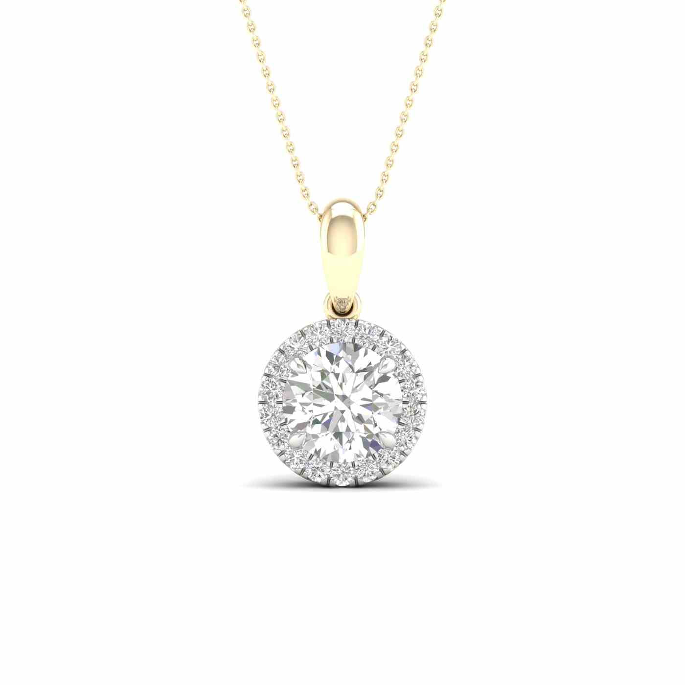 Elysane Pendant | Round Cut