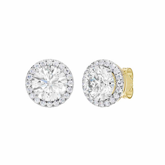 Elance Earring | Round Cut