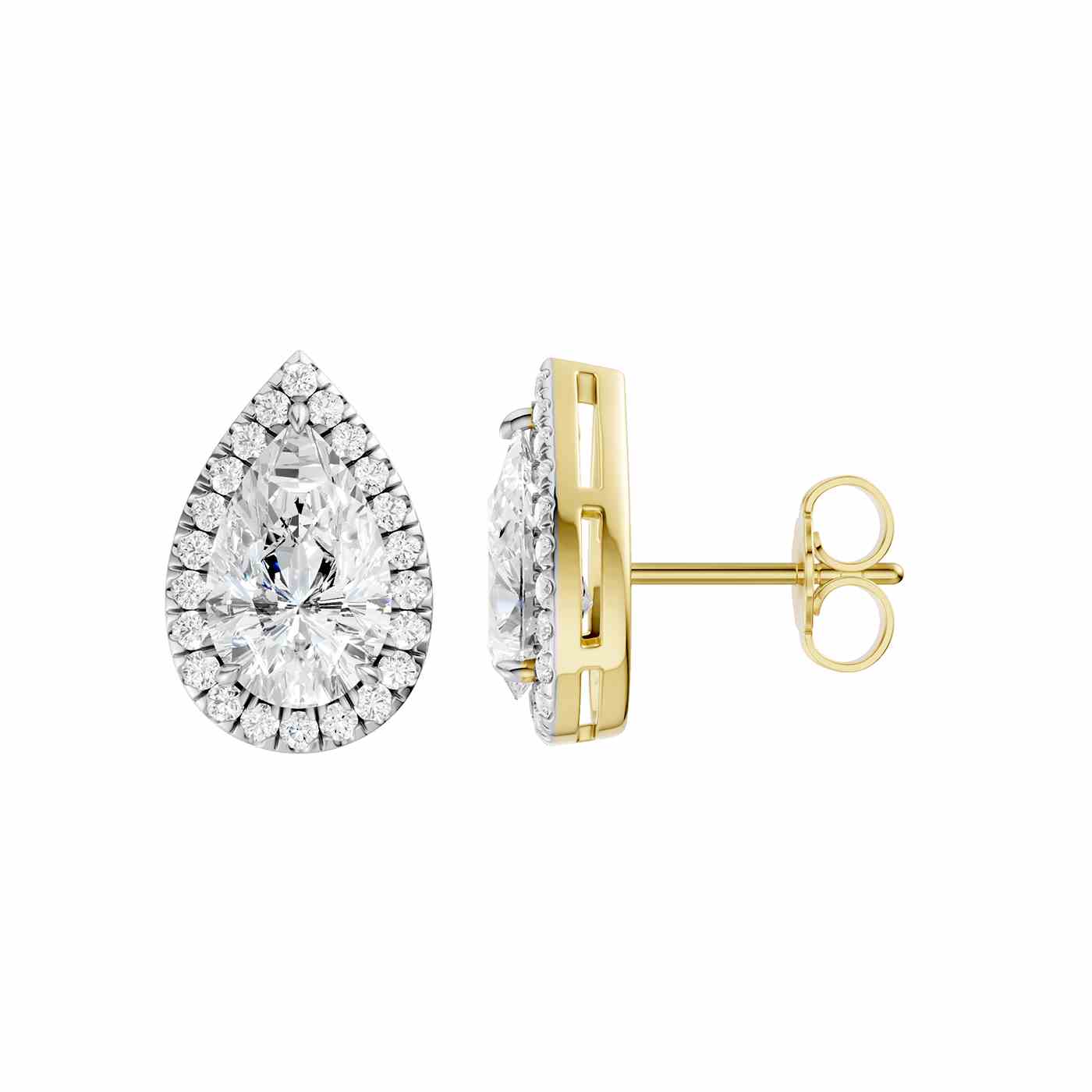 Elance Earring | Pear Cut