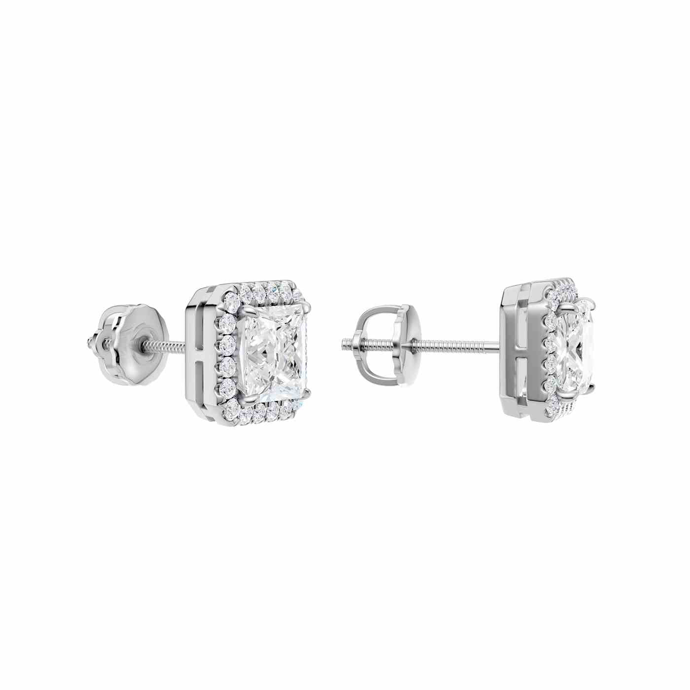 Elance Earring | Princess Cut