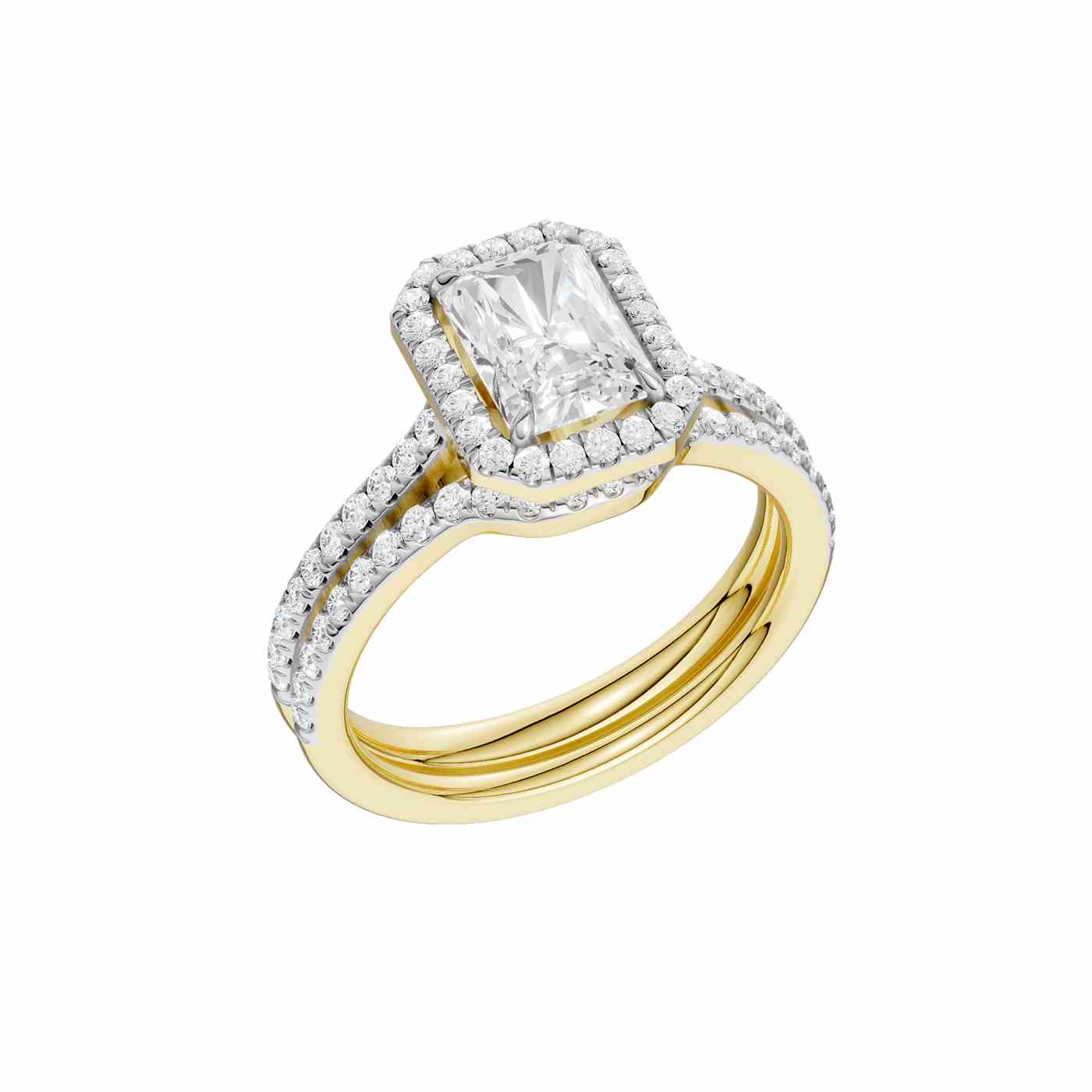 Bellavue Ring | Radiant Cut