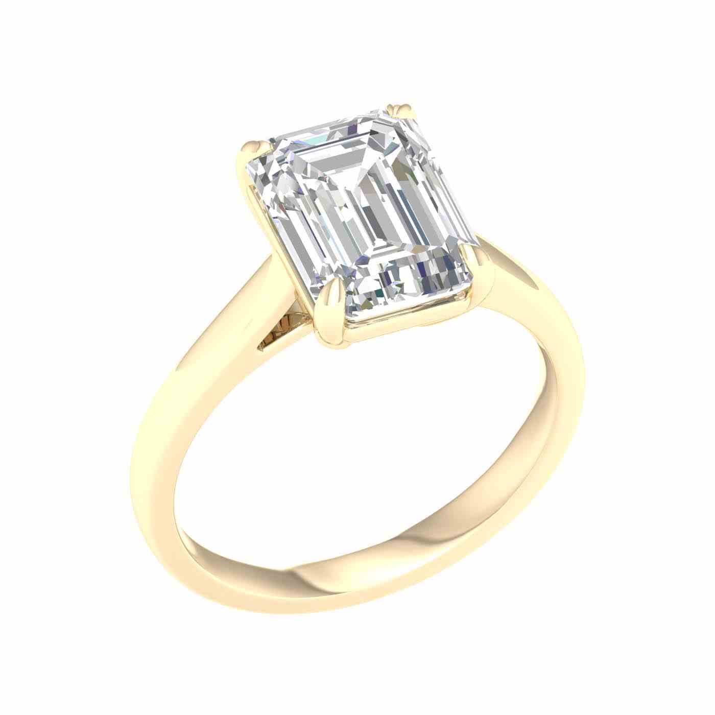 Aureza Ring | Emerald Cut