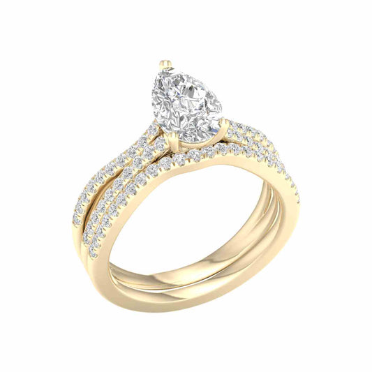 Calista Ring | Pear Cut