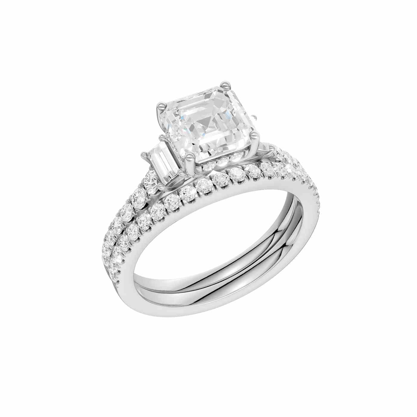 Ravissante Ring | Asscher Cut