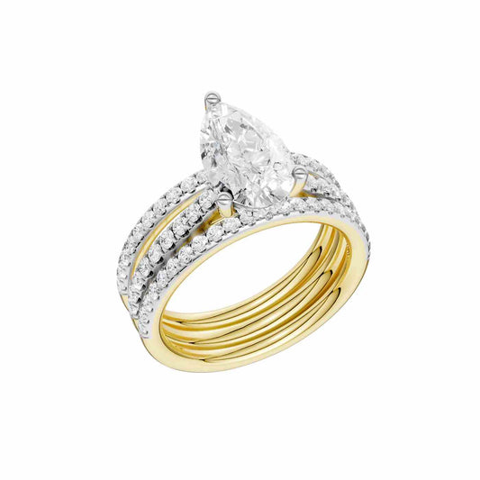 Calista Ring | Pear Cut