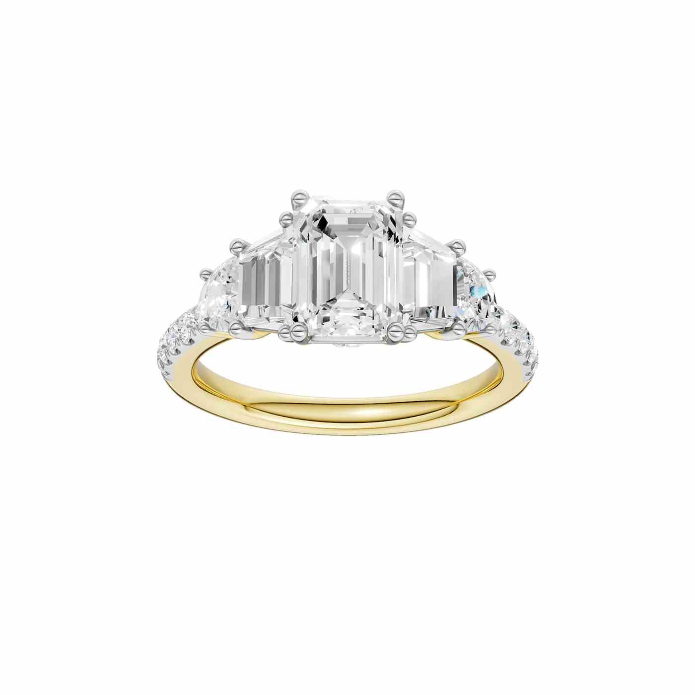 Celestra Ring | Emerald Cut