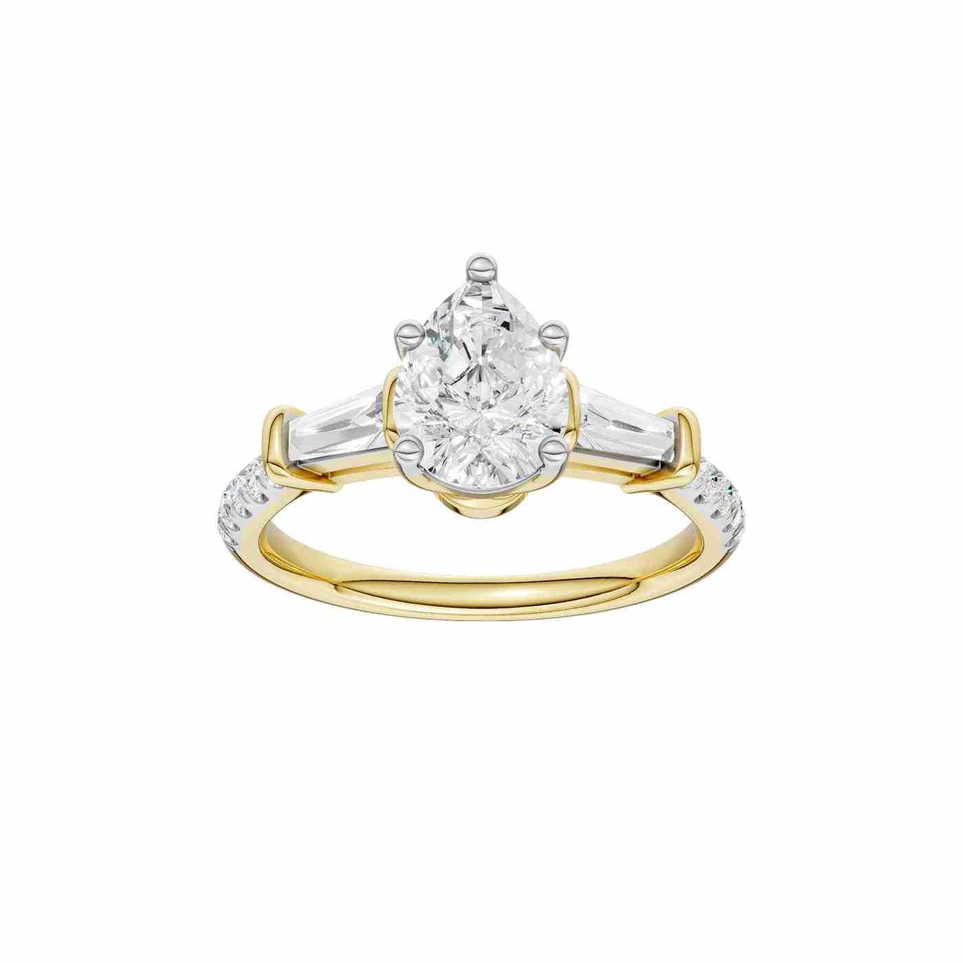 Aureline Ring | Pear Cut