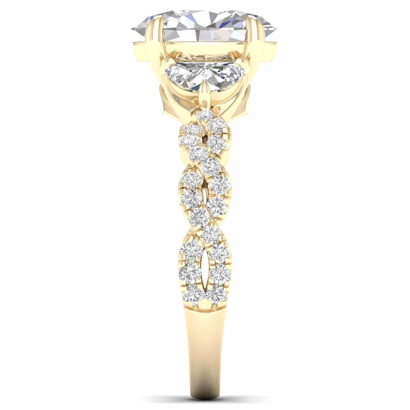 Zariel Ring | Half Moon Cut