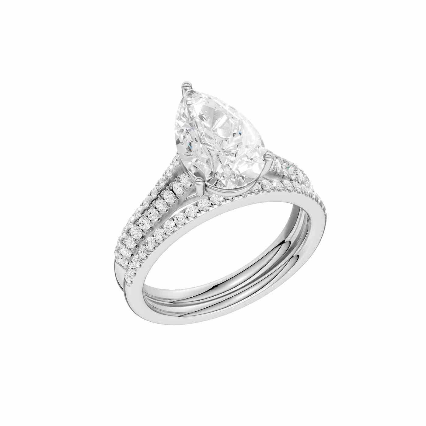 Calista Ring | Pear Cut