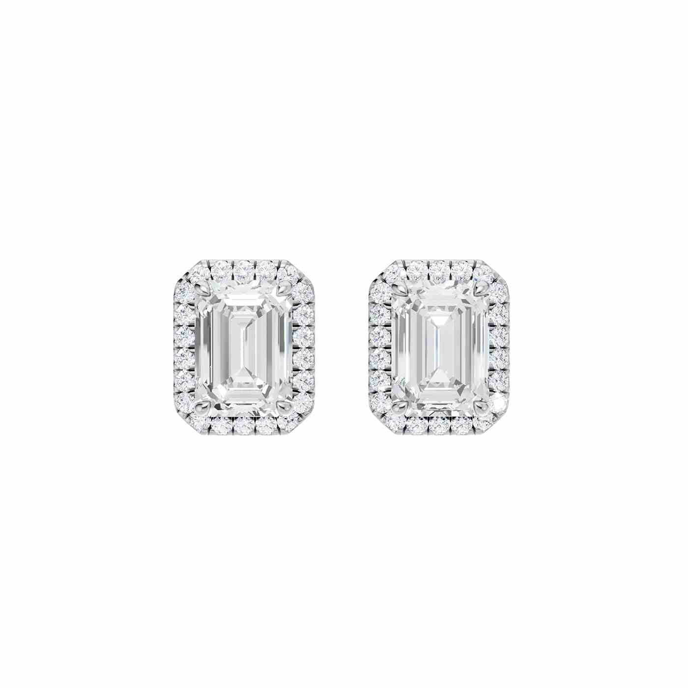 Elance Earring | Emerald Cut