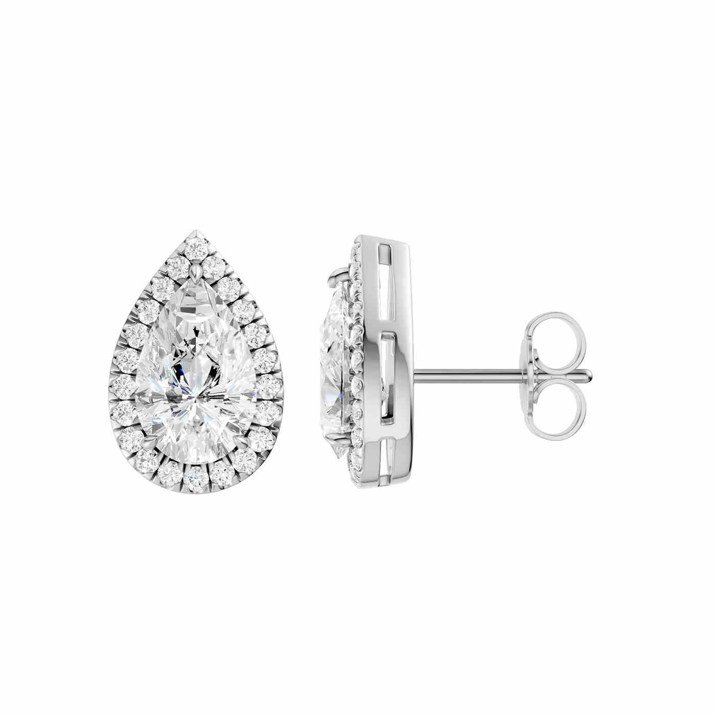 Elance Earring | Pear Cut