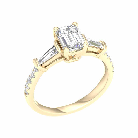 Aureline Ring | Emerald Cut
