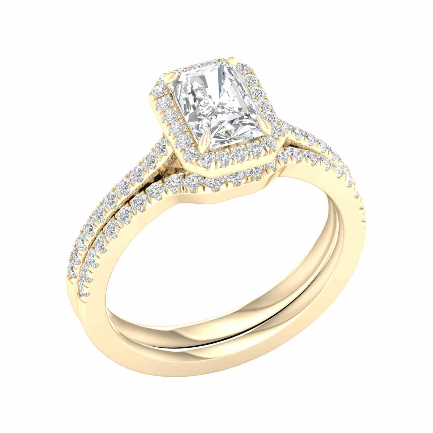 Bellavue Ring | Radiant Cut