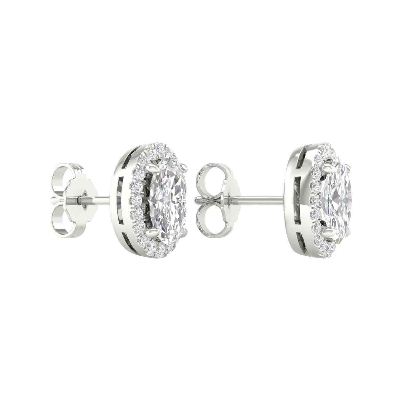 Elance Earring | Oval Cut