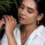 Ruvari Pushpavalli Hoops – Elegant Gold & Diamond Floral Hoop Earrings with Emerald Accents