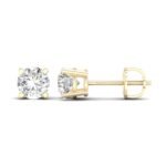 Ruvari Avira Prestige – Timeless Solitaire Diamond Studs for Effortless Shine.