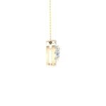 Ruvari Ishira Luxe – Oval-Cut Diamond Pendant for a Graceful Statement.