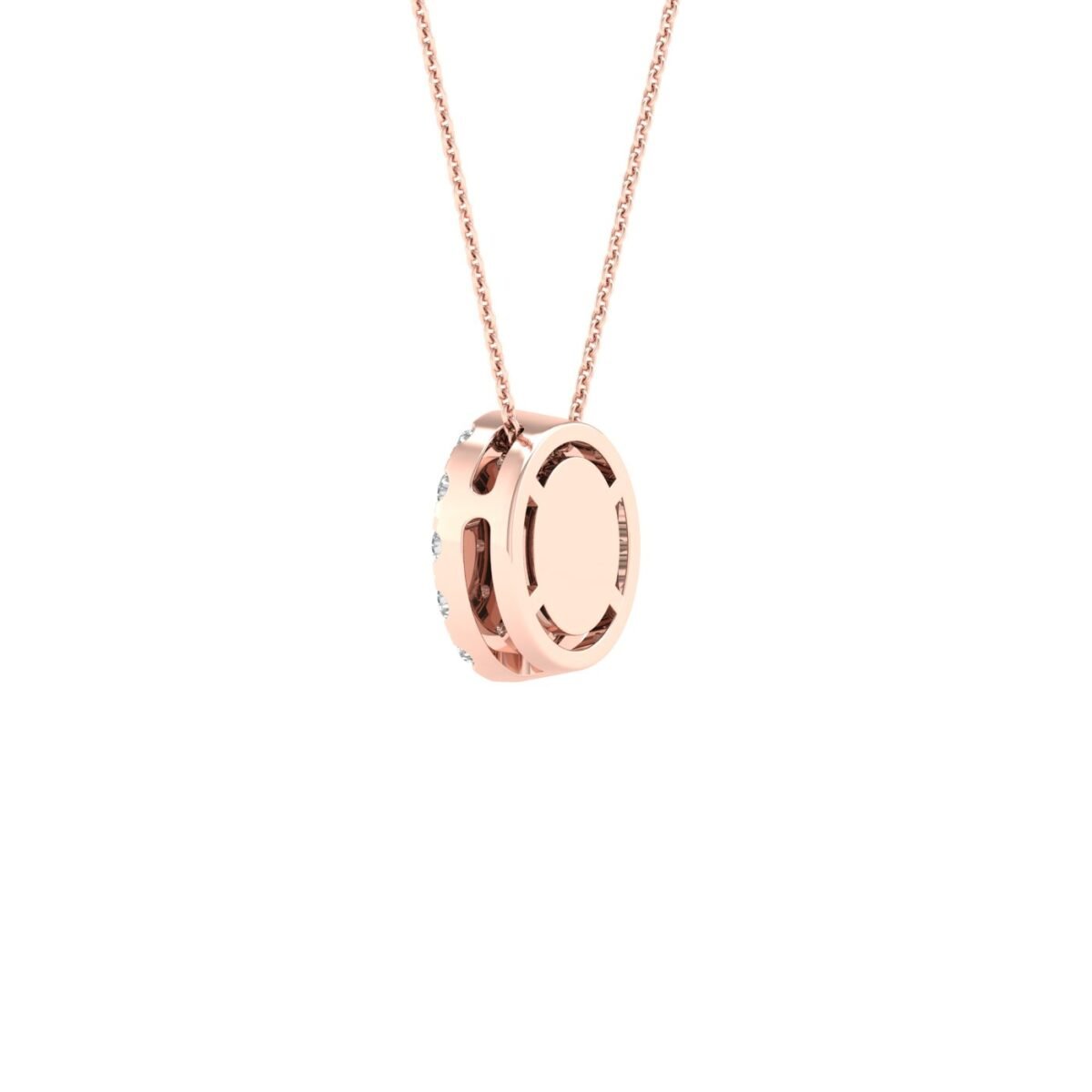 Ruvari Ishira Luxe – Oval-Cut Diamond Pendant for a Graceful Statement.