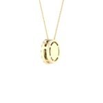 Ruvari Ishira Luxe – Oval-Cut Diamond Pendant for a Graceful Statement.